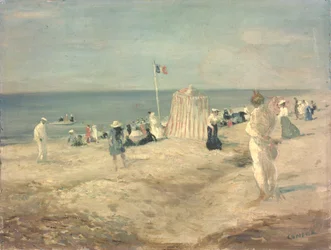 Stranden ved Ambleteuse, 1901